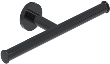Toiletrolhouder IVY Dubbel Zwart Chroom PVD IVY