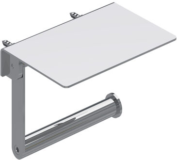 Toiletrolhouder IVY Met Planchet Chroom