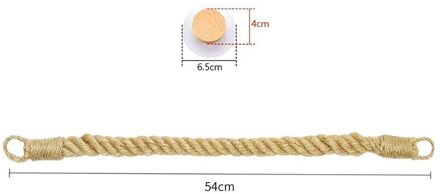 Toiletrolhouder Retro Keuken Wall Mounted Roll Papier Jute Touw Houder Rack Badkamer Decor