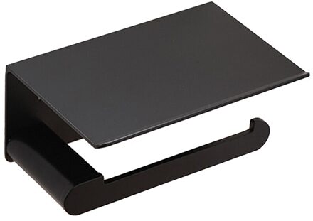 Toiletrolhouder-Roestbestendig Gecoat Ruimte-Grade Aluminium Toiletrolhouder Met Opslag, Milieuvriendelijke Muur