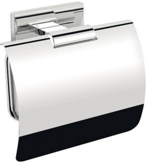 Toiletrolhouder Sapho Olymp 12.5x7.8 cm met Klep Chroom