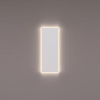 Toiletspiegel - Rechthoekig - 25 x 80 x 3 cm - met Indirecte 3000K Warme LED Verlichting - Extern Geschakeld