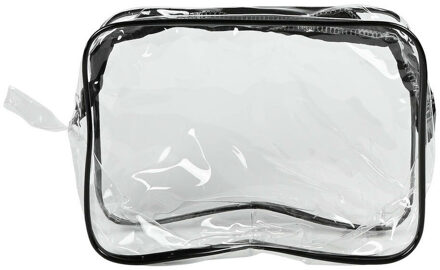 Toilettas - ophang lus - transparant - 20 x 8 x 12 cm - kind/volwassenen