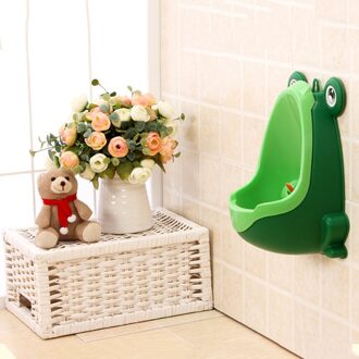 Toiletten Accessoires Kinderen Makkelijk Schoon Kikker Patroon Baby Urinoir Staande Type Kids Badkamer Thuis Effen Pee Gewoonte Peuters groen