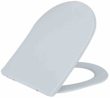 Toiletzitting met Deksel Vesta Shade Slim met Soft Close Mat Wit Aqua Splash