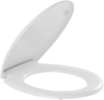 Toiletzitting Sanindusa Cetus Basic Softclose Clip Off met Bevestigingsmateriaal Wit