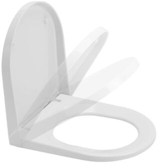 Toiletzitting Sanindusa Urb.y Softclose Clip Off met Bevestigingsmateriaal Wit