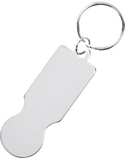 Tokley winkelwagen sleutelhanger Zilver - One size