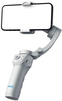 TOKQI M01 3-Axis Gimbal Stabilizer for Smartphone - AI Intelligent Tracking and Multi-function Keyboard