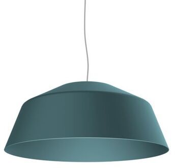 Tokyo Hanglamp, 1xe27, Metaal, Blauw Mediterraan, D.35cm