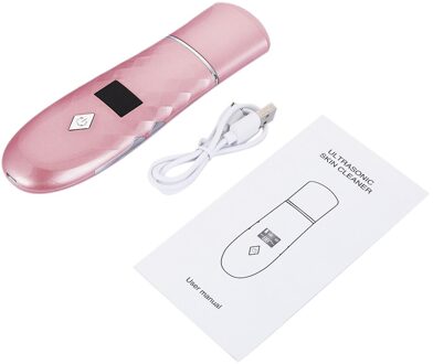 Tolaccea Ultrasone Gezicht Cleaning Huid Scrubber Facial Cleaner Skin Peeling Mee-eter Verwijderen Pore Cleaner Gezicht Scrubber rosegold geen doos