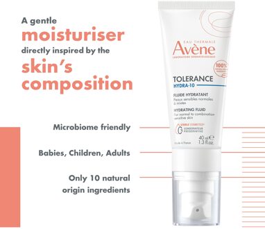 Tolérance Hydra-10 Hydraterende Fluide 40ml