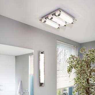 Tolorico Plafond- en Wandlamp - LED - 57 cm - Chroom Grijs