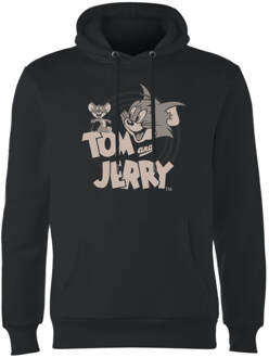 Tom and Jerry Circle Hoodie - Zwart - L