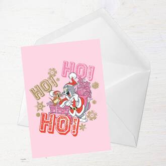 Tom And Jerry Ho! Ho! Ho! Greetings Card - Giant Card