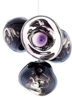 Tom Dixon Melt Small Chandelier LED Hanglamp - Smoke Grijs