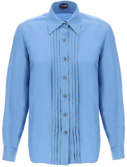 Tom Ford Blouses Shirts Tom Ford , Blue , Dames - S,Xs