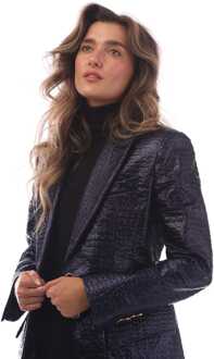 Tom Ford Dames Tom Ford The Jacquetta Single Breasted Jas in Paars