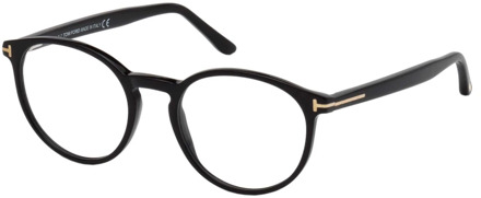 Tom Ford Donker Havana Brillen Monturen Zonnebril Tom Ford , Brown , Unisex - 49 MM