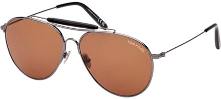 Tom Ford FT0995 08E Raphael zilveren zonnebril
