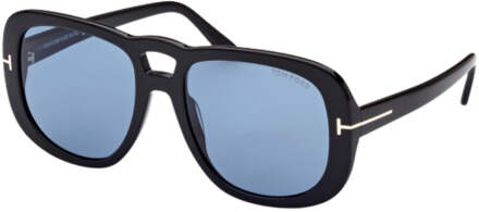 Tom Ford FT1012 01V Billie zwarte zonnebril