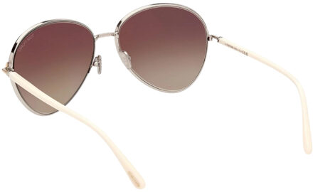 Tom Ford FT1028 16G zilveren zonnebril - One Size