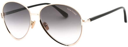 Tom Ford Ft1028 Rio 28b Roségouden Zonnebril - One Size