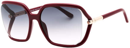 Tom Ford Gradient Smoke Shiny Fuxia Montuur Zonnebril Violet