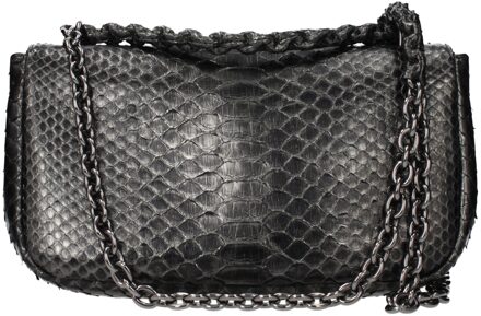 Tom Ford Grijze Skins Schoudertas Grijs