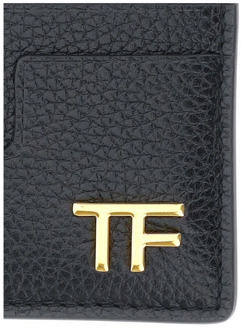 Tom Ford Grote T òline Kaarthouder Tom Ford , Black , Heren - ONE Size