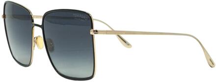 Tom Ford Heather FT0739 01D Black Sunglasses Zwart - One Size