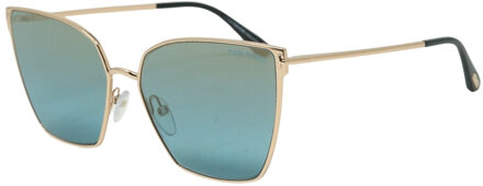 Tom Ford Helena FT0653 28V gouden zonnebril