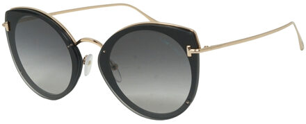 Tom Ford Jess FT0683 01B Rosegouden zonnebril Roségoud - One Size