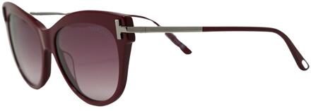 Tom Ford Kira FT0821 69T rode zonnebril Rood - One Size