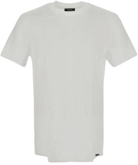 Tom Ford Klassiek Crewneck T-Shirt Tom Ford , White , Heren - S