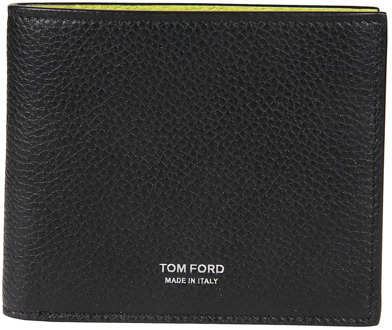 Tom Ford Klassieke Bifold Portemonnee Tom Ford , Black , Heren - ONE Size
