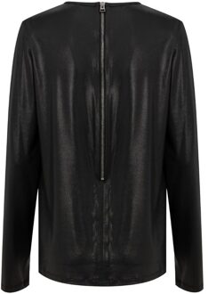 Tom Ford Langsleeve Crew Neck T-shirt - maat Zwart