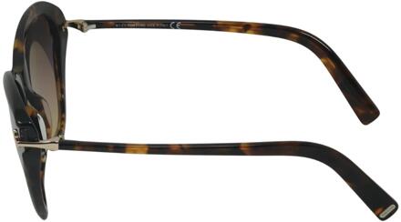 Tom Ford Leigh FT0850-F 55B Brown Sunglasses Bruin - One Size