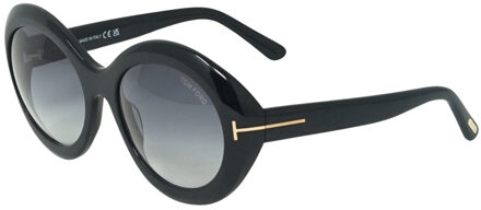 Tom Ford Liya-02 FT0918 01B Black Sunglasses - maat Zwart