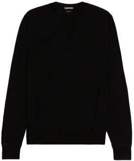 Tom Ford Luxe Cashmere Trui Tom Ford , Black , Heren - S