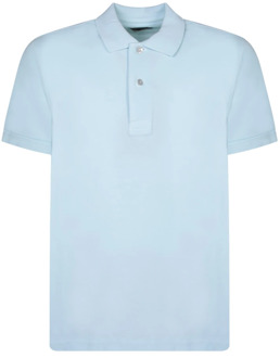 Tom Ford Polo Shirts Tom Ford , Blue , Heren - 2Xl,Xl,L