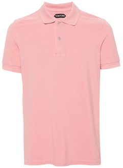 Tom Ford Polo Shirts Tom Ford , Pink , Heren - 2Xl,Xl,L,3Xl