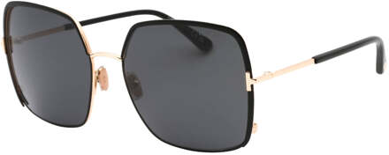 Tom Ford Raphaela zwarte zonnebril - maat