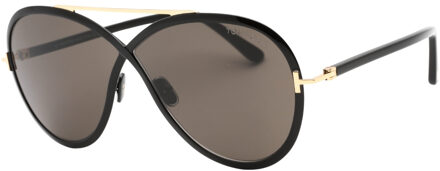 Tom Ford Rickie FT1007 01A zwarte zonnebril