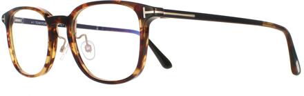 Tom Ford Round Mens Shiny Vintage Havana FT5594-D-B Bruin