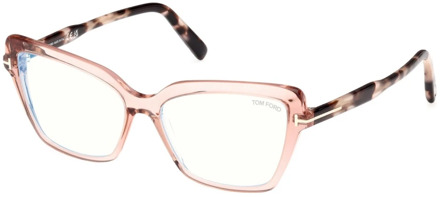 Tom Ford Stijlvolle Optische Bril voor Dagelijks Gebruik Tom Ford , Pink , Dames - 55 MM