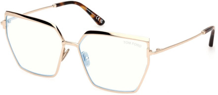 Tom Ford Stijlvolle Optische Frame voor Dagelijks Gebruik Tom Ford , Yellow , Dames - 57 MM