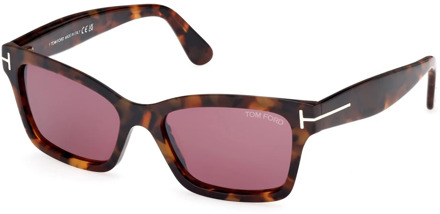 Tom Ford Stijlvolle zonnebril voor vrouwen Tom Ford , Black , Dames - 54 MM