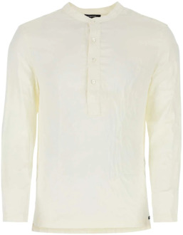 Tom Ford Stretch Satijn Witte Pyjama Shirt Tom Ford , White , Heren - Xl,L