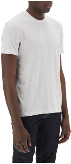 Tom Ford T-Shirts Tom Ford , Gray , Heren - Xl,L
